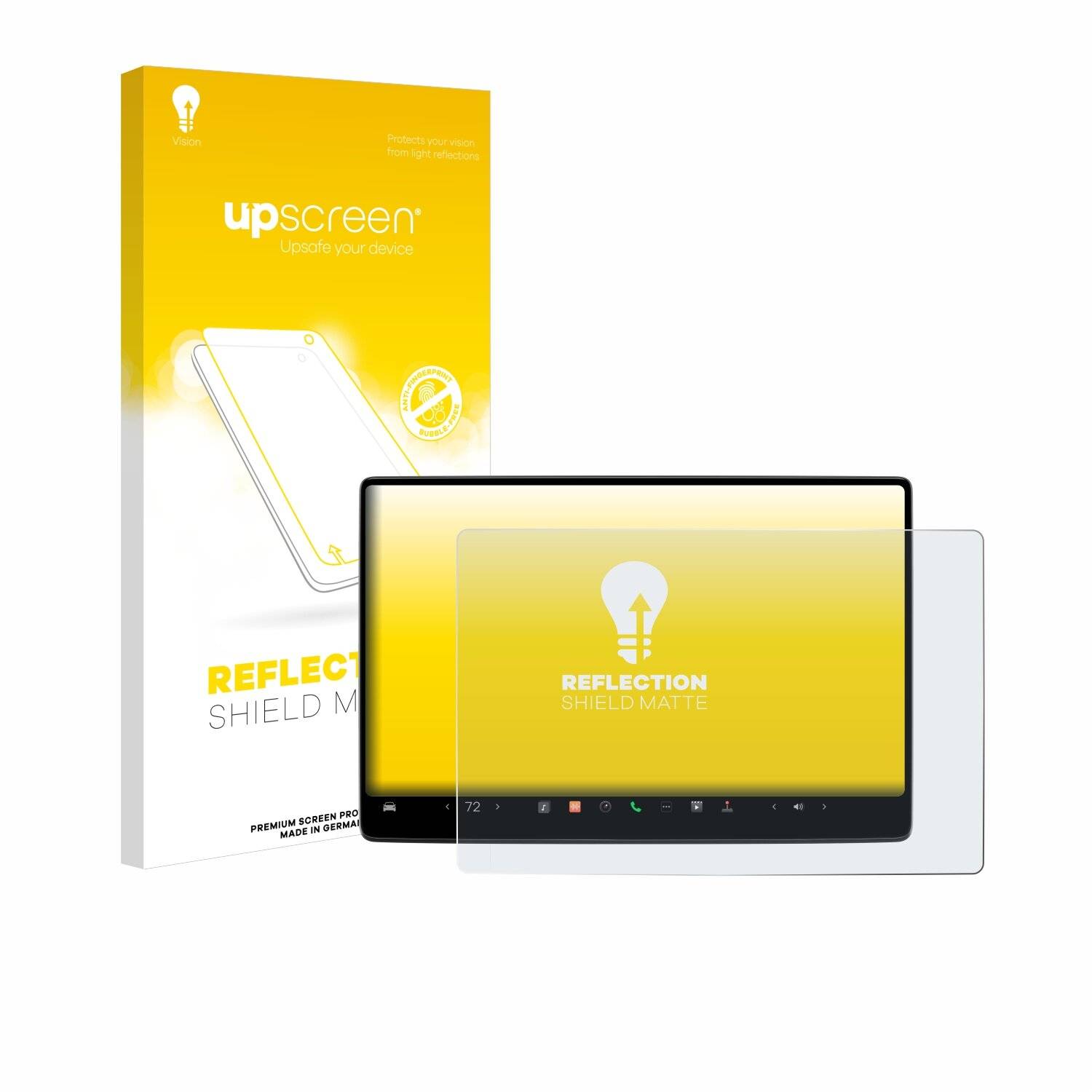 upscreen Reflection Shield Matt Schutzfolie für Tesla Model 3