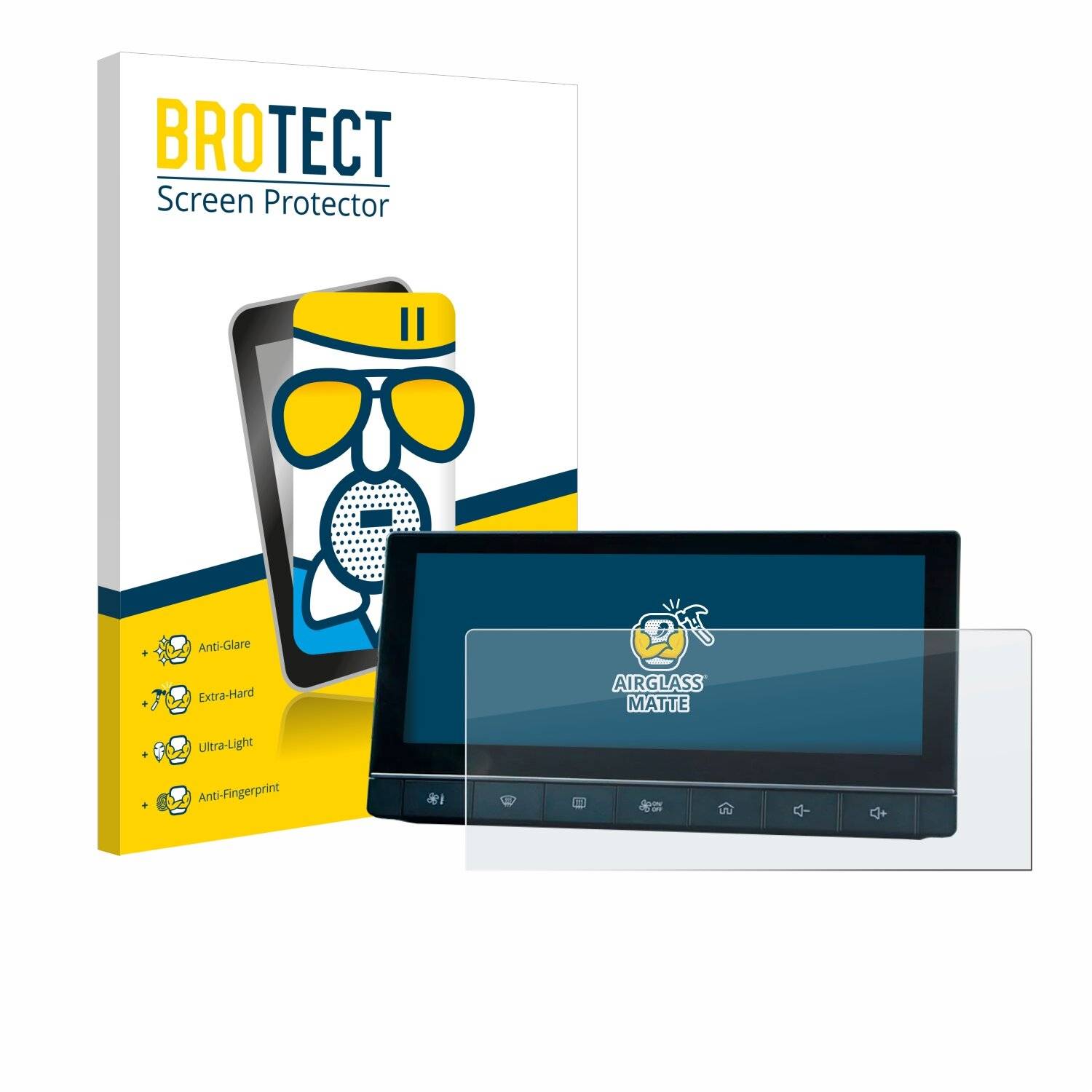 BROTECT AirGlass Matt Glas Panzer Folie für MG 5 IPS-HD