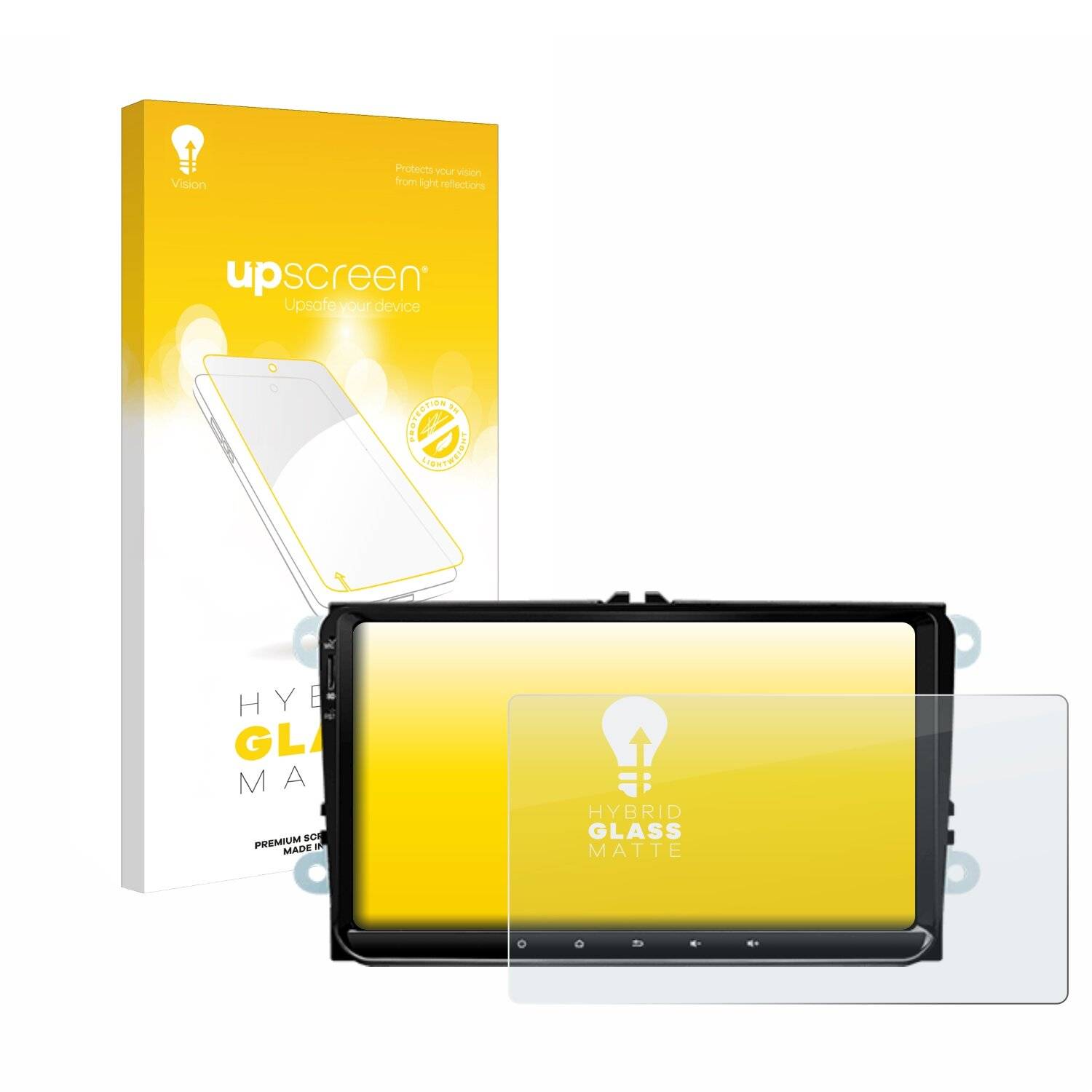upscreen Hybrid Glas Matt Panzer-Folie für Eonon 53