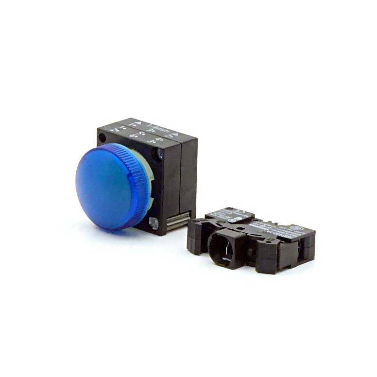 Siemens 4 Stück Leuchtmelder blau (3SB3204-6AA50)