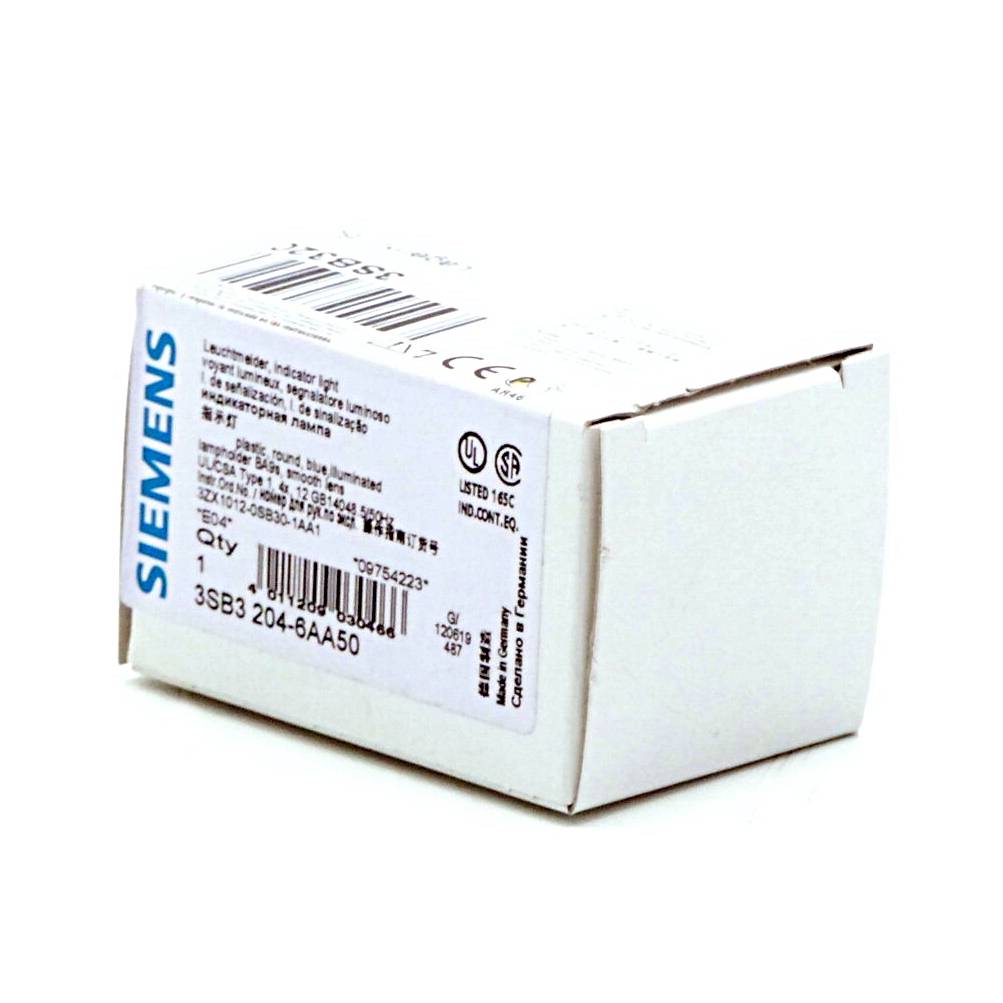 Siemens 4 Stück Leuchtmelder blau (3SB3204-6AA50)