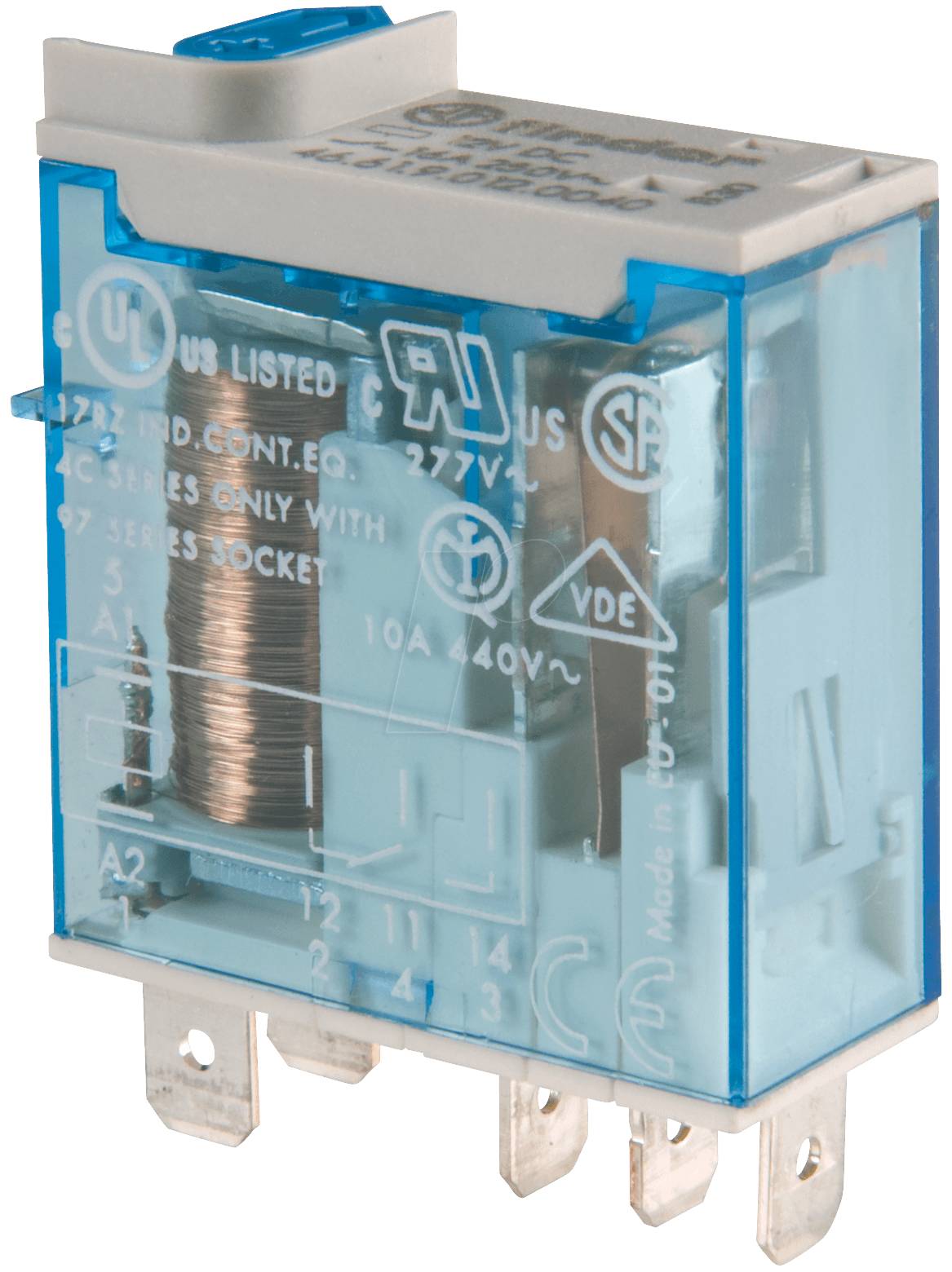 Finder Industrierelais 12 VDC 300 ? 500 mW (46.61.9.012.0040)