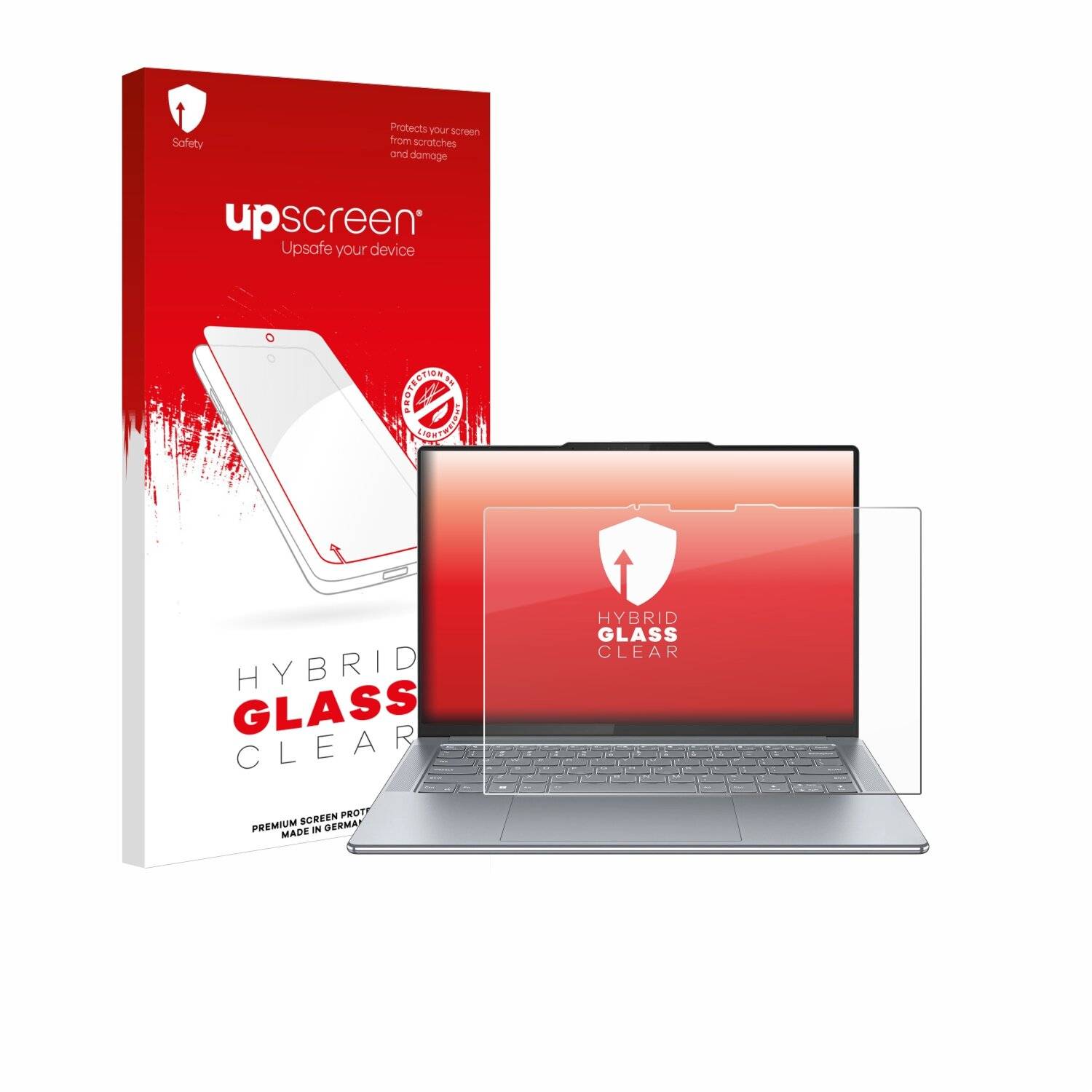 upscreen Hybrid Glas Panzer-Folie für Lenovo Yoga Slim 7 Gen