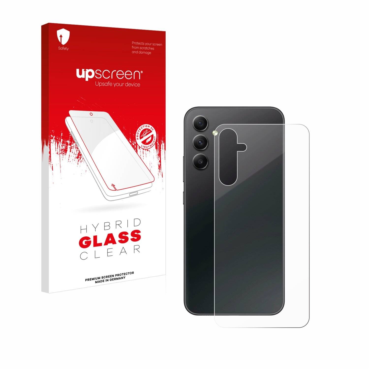 upscreen Hybrid Glas Panzer-Folie für Samsung Galaxy A34 5G Enterprise Edition