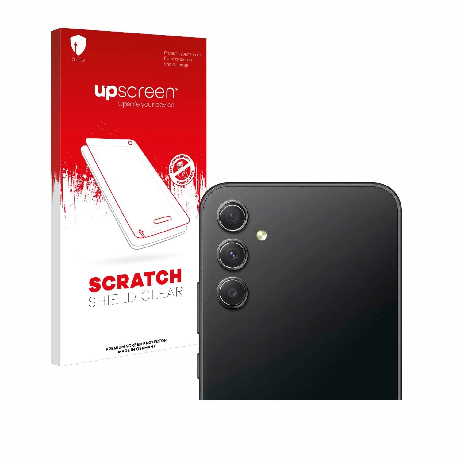 upscreen Scratch Shield Schutzfolie für Samsung Galaxy A34 5G Enterprise Edition (NUR