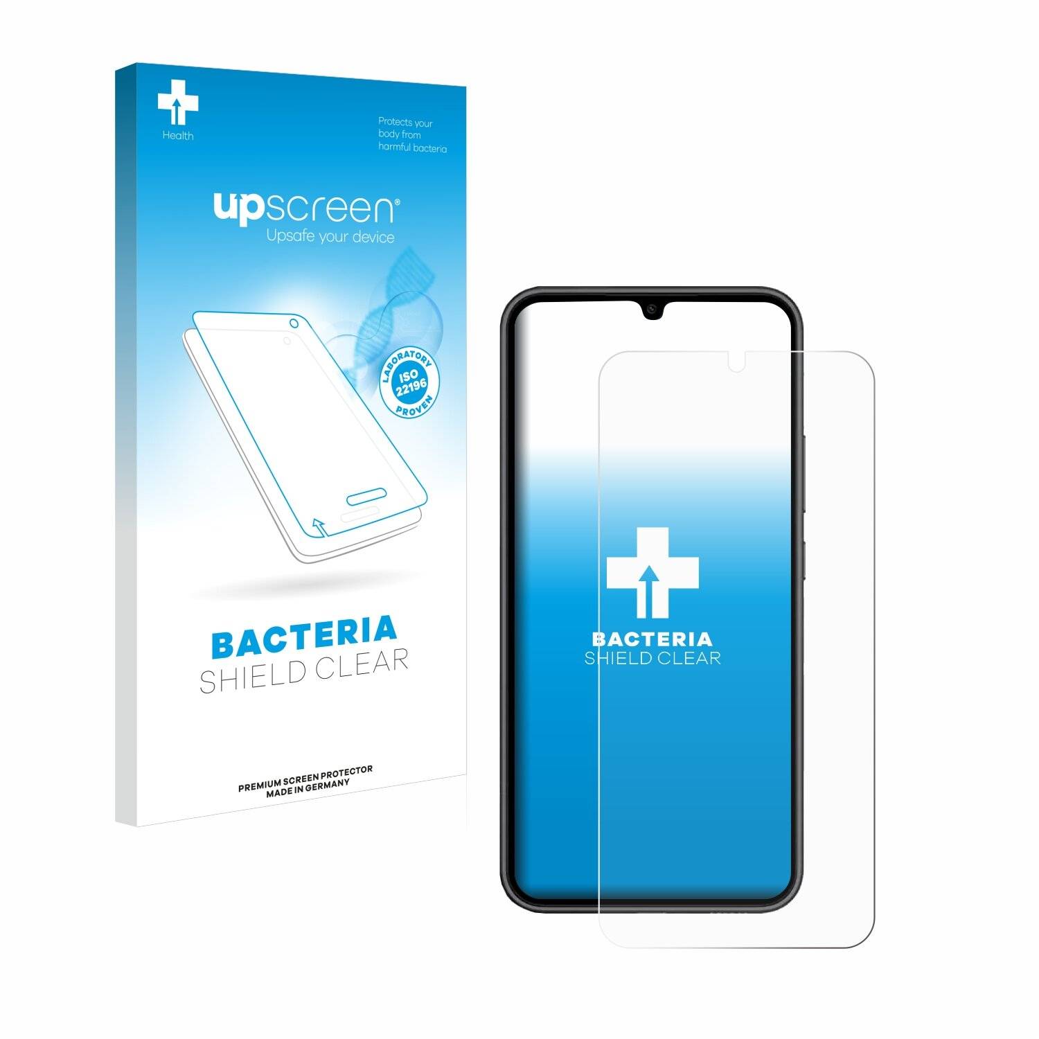 upscreen Bacteria Shield Schutzfolie für Samsung Galaxy A34 5G Enterprise Edition -