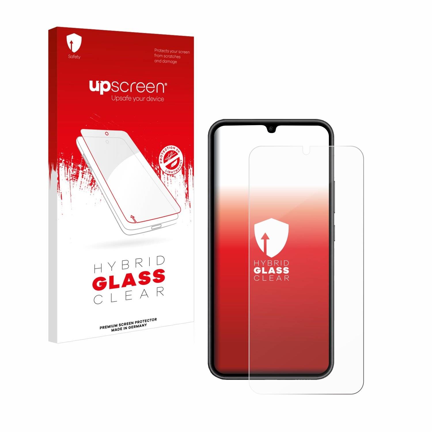 upscreen Hybrid Glas Panzer-Folie für Samsung Galaxy A34 5G Enterprise