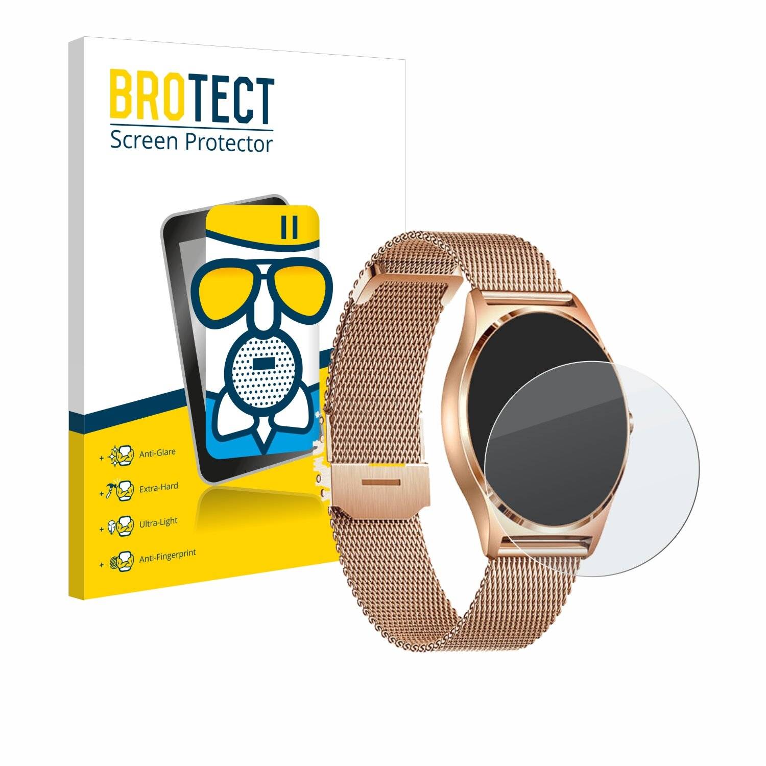 BROTECT AirGlass Matt Glas Panzer Folie für Xcoast X-Watch Joli XC