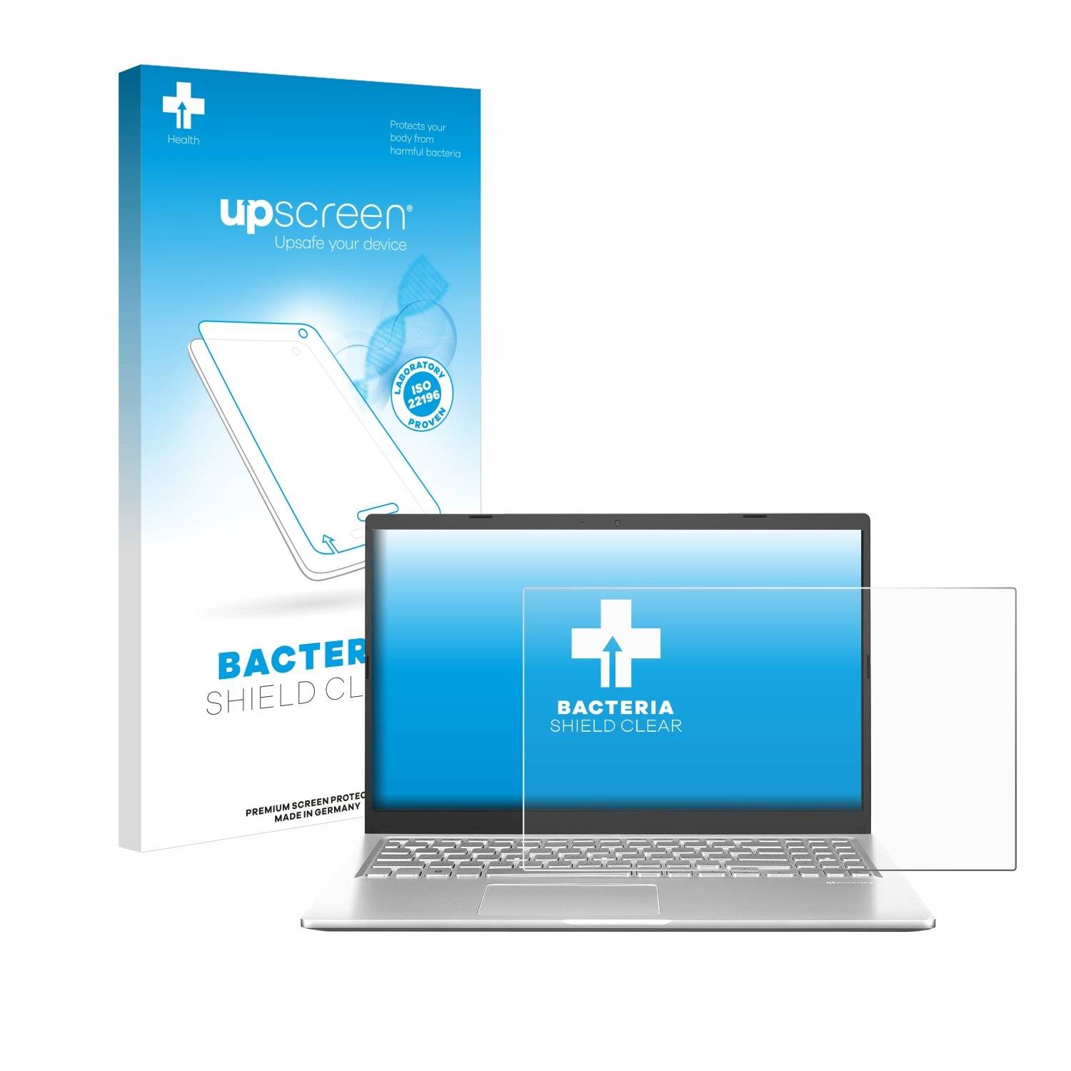 upscreen Bacteria Shield Schutzfolie für ASUS Vivobook 15 F1500EA -