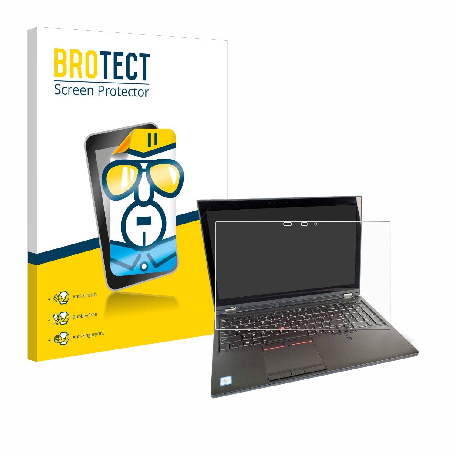 BROTECT Displayschutz-Folie für Lenovo ThinkPad P52 Touch Mobile
