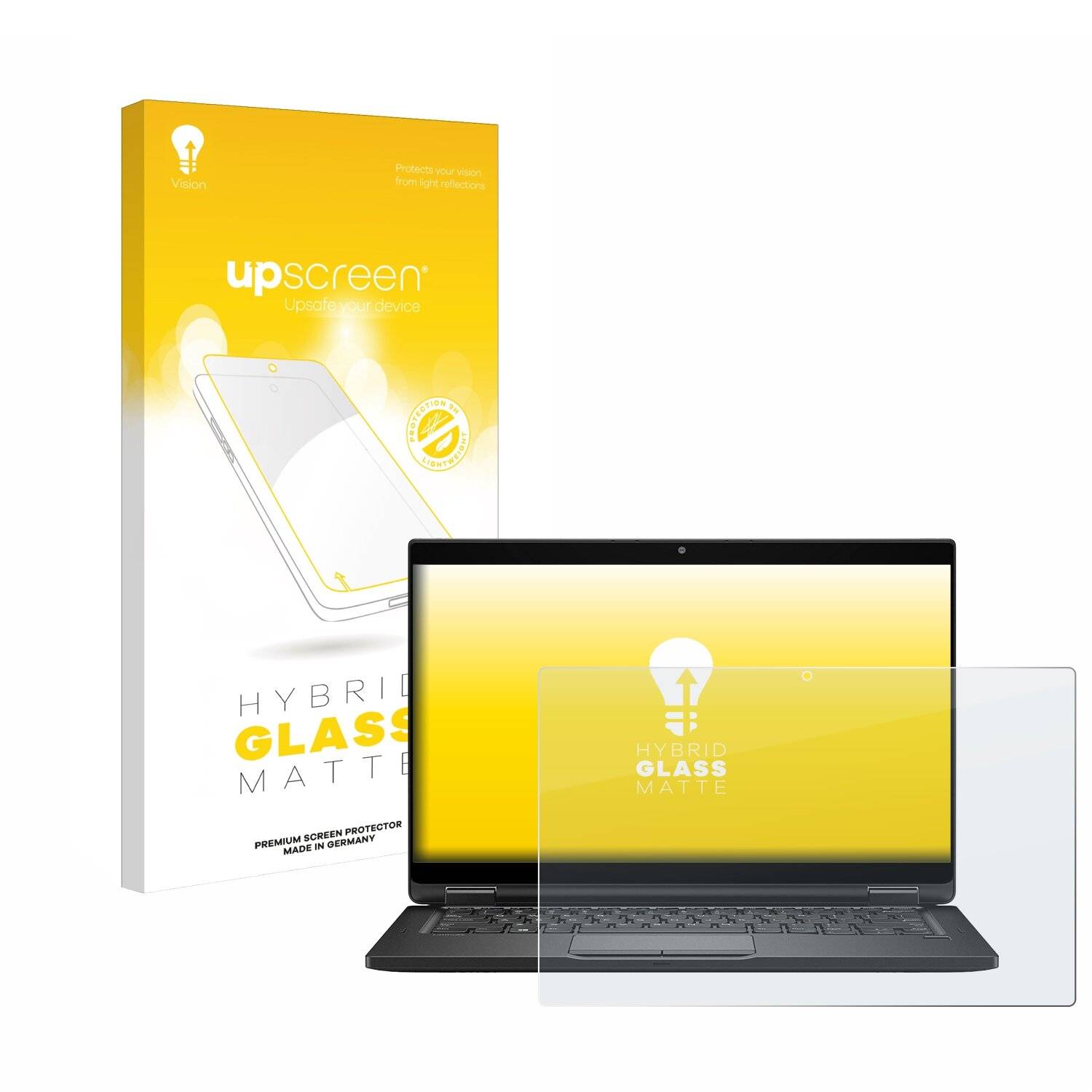 upscreen Hybrid Glas Matt Panzer-Folie für Dell Latitude 7390
