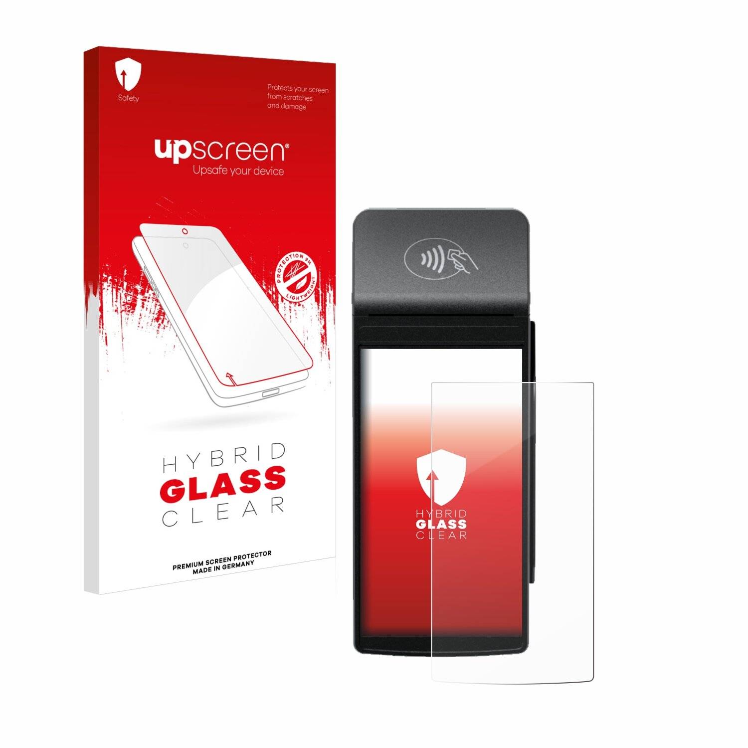 upscreen Hybrid Glas Panzer-Folie für Castles Technology