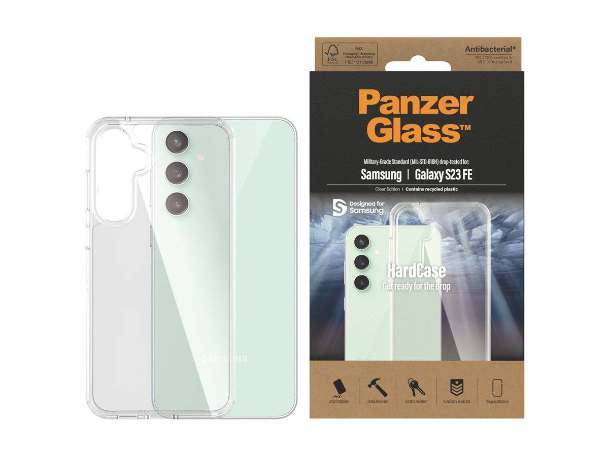 Schutzglass HardCase antibakterielle, Militärqualität zertifizierte Hülle Samsung Galaxy S23 FE
