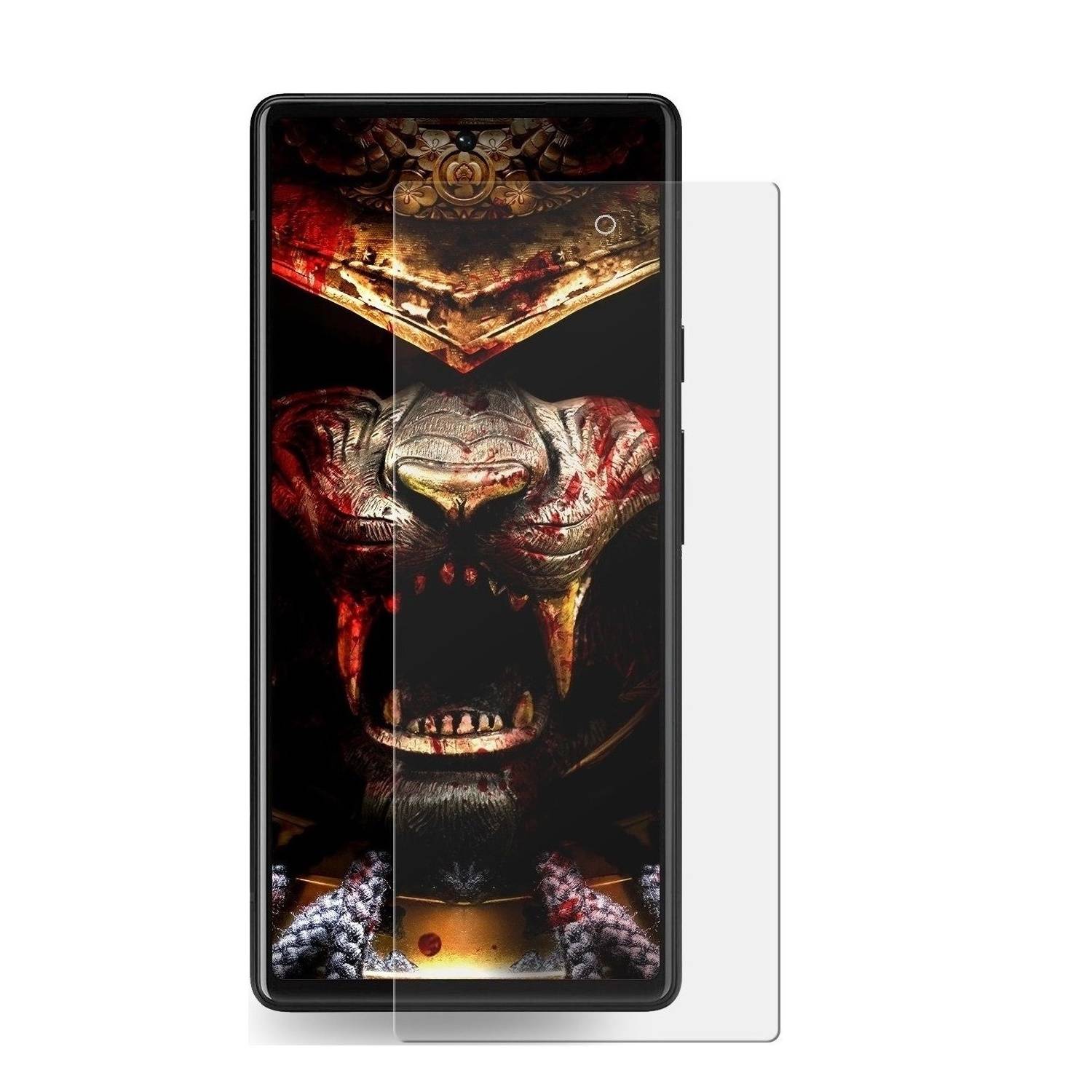 6x Flexibles Nano-Glas für Google Pixel 7 Pro FULL CURVED Displayschutz Schutzfolie 3D KLAR Panzerglas Panzerglasfolie schutzglas