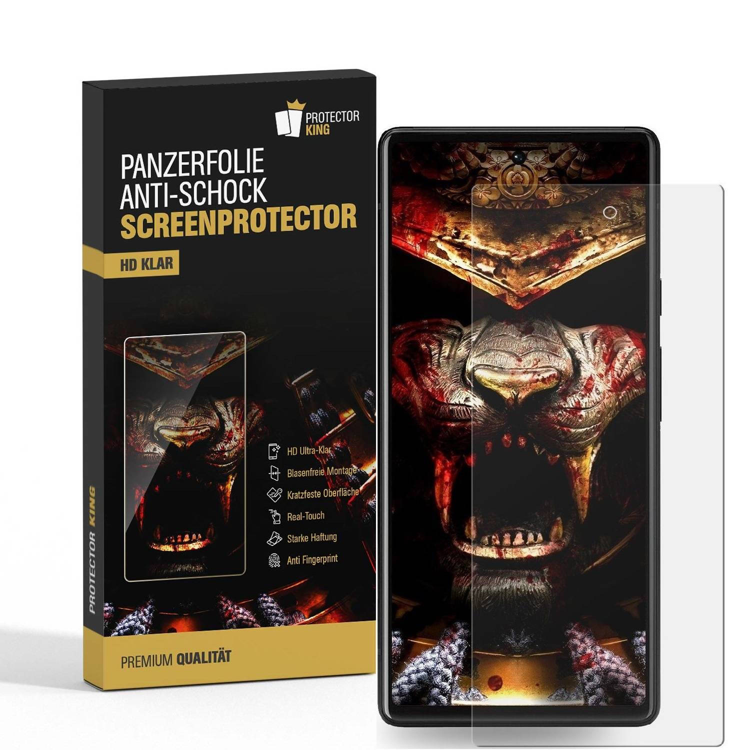 3x Flexibles Nano-Glas für Google Pixel 7 Pro FULL CURVED Displayschutz Schutzfolie 3D KLAR Panzerglas Panzerglasfolie schutzglas