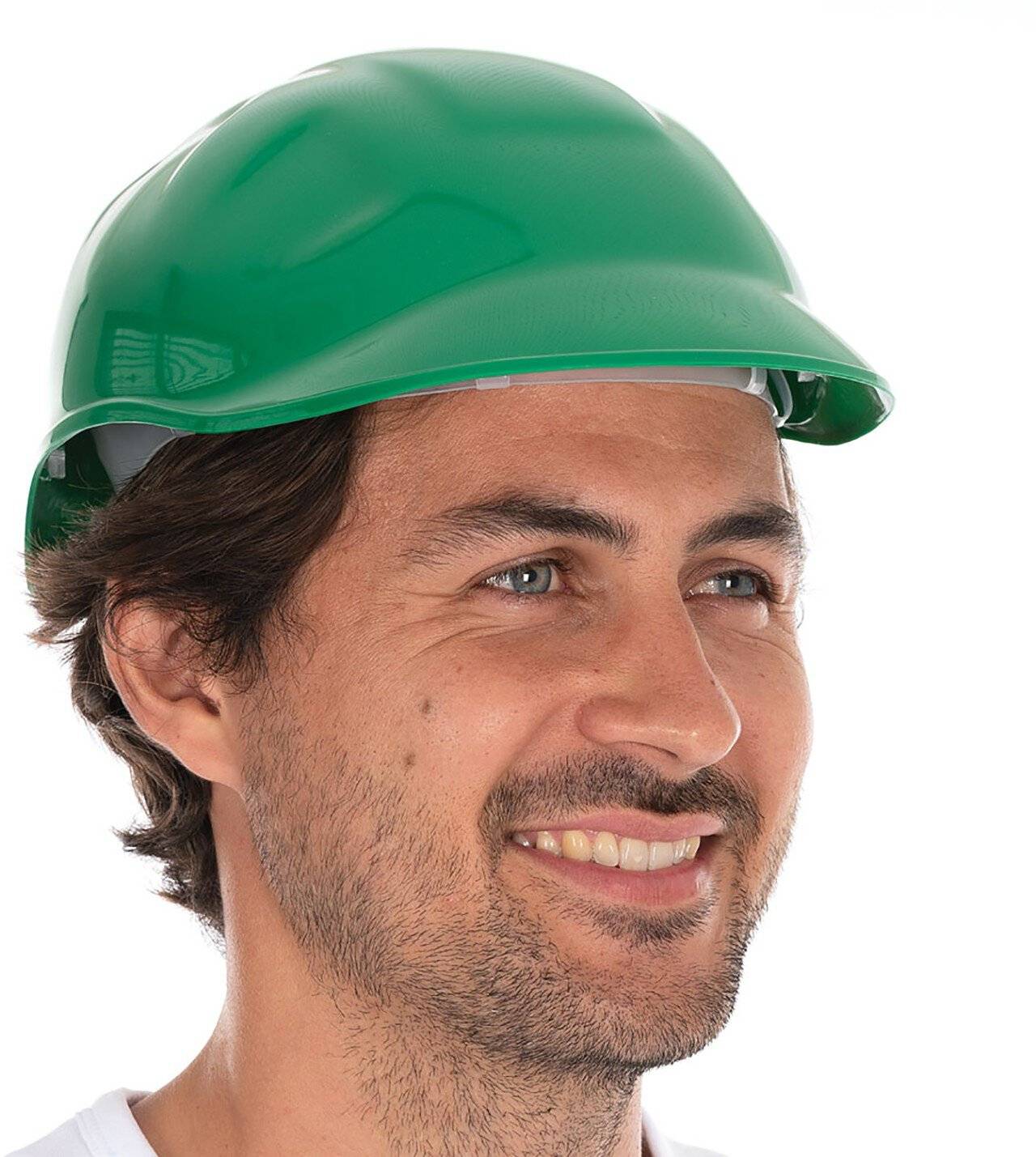Anstoßkappe Safe, PE, mit 4-Punkt Innenausstattung, grün, Größe 53-61cm