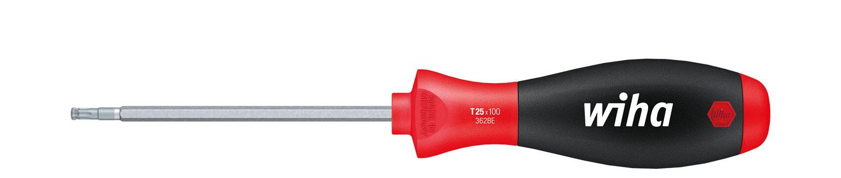 Schraubendreher SoftFinish® TORX® Kugelkopf mit Sechskantklinge (32256), T30 x 115 mm, 1/4"