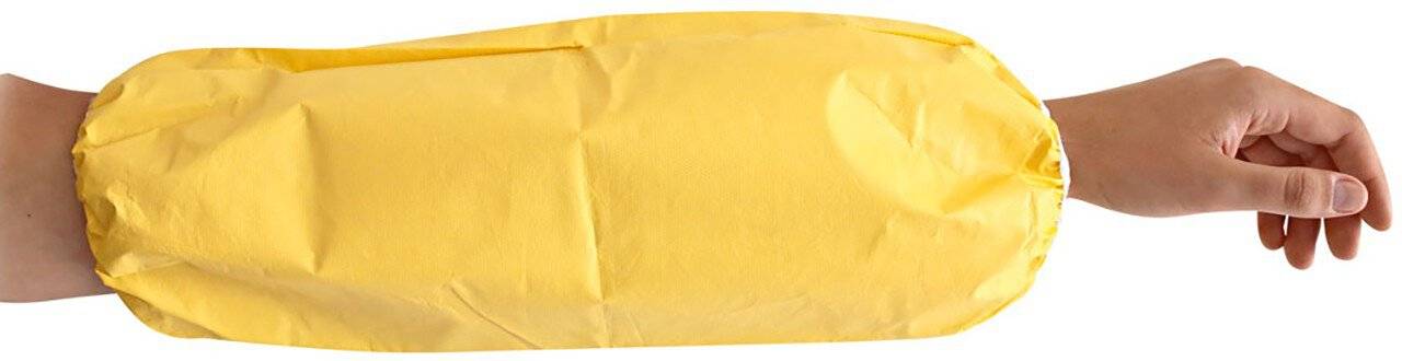 Hygostar Schutzärmel SMS/PE, gelb 46 x 20cm, VPE: 20 Stück