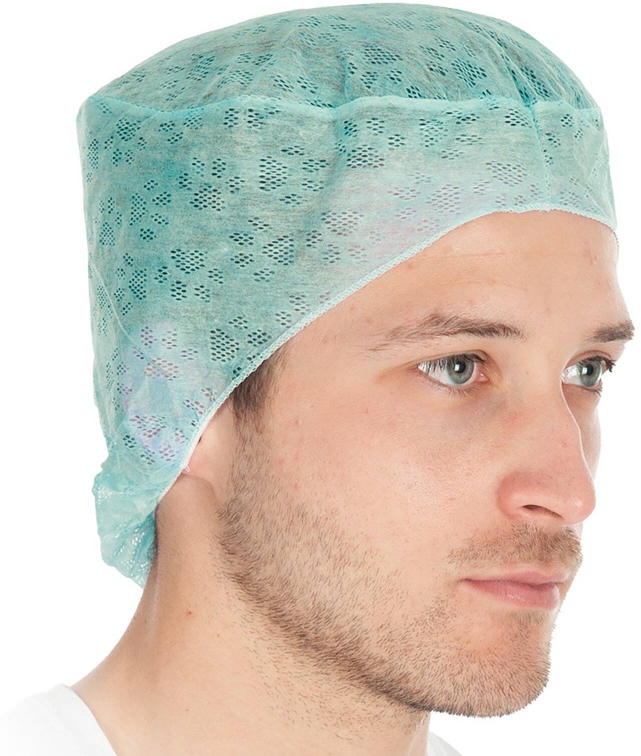 Hygostar OP-Haube grün Keyback-Material