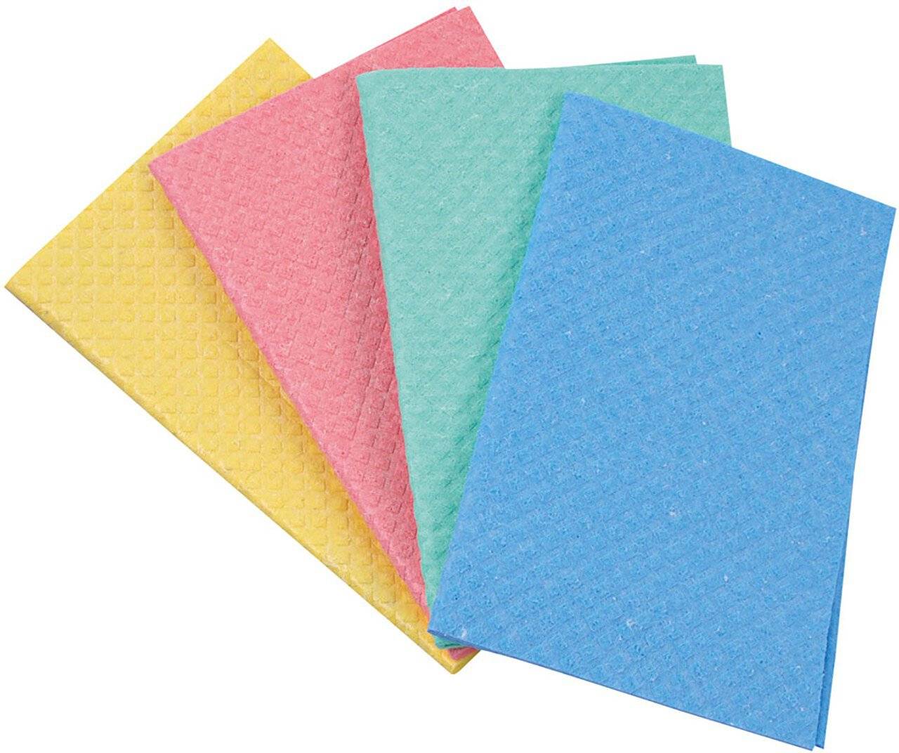 Schwammtuch feucht, rosa, 25x31cm