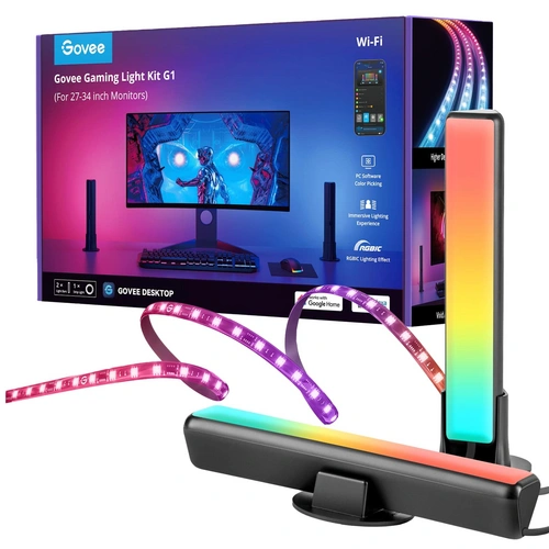 GOVEE LED-Leuchten-Kit für 27...34" PC Monitore, EEK: G, Wi-Fi, Bluetooth GOVEE LED-Leuchten-Kit für 27...34" PC Monitore, EEK: G, Wi-Fi, Bluetooth