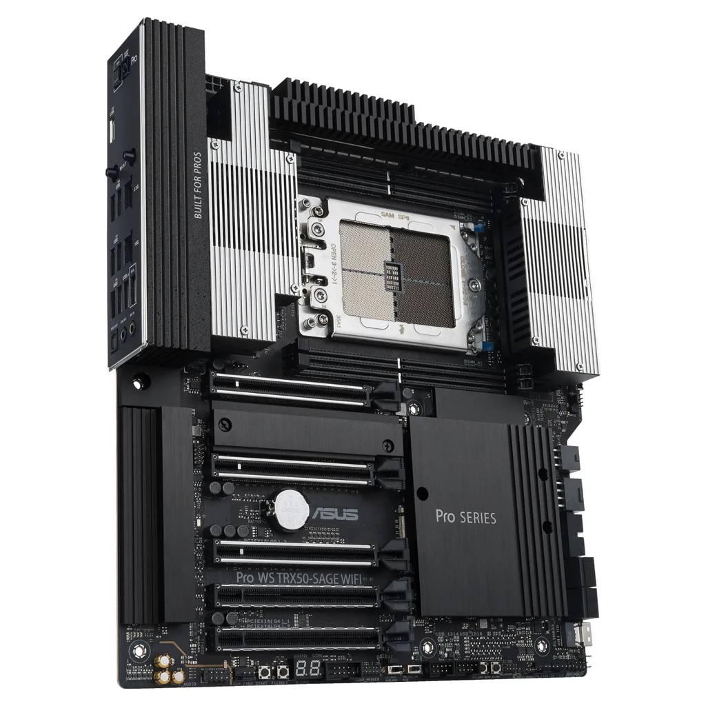 ASUS PRO WS TRX50-SAGE WIFI - Motherboard - SSI CEB - Socket sTR5 - AMD TRX50 Chipsatz - USB 3.2 Gen 1, USB 3.2 Gen 2, U