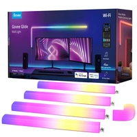 GOVEE LED-Wandleuchte Glide Wall Light (4+1), EEK: G, smart, RGB, dimmbar, weiß GOVEE LED-Wandleuchte Glide Wall Light (4+1), EEK: G, smart, RGB, dimmbar, weiß