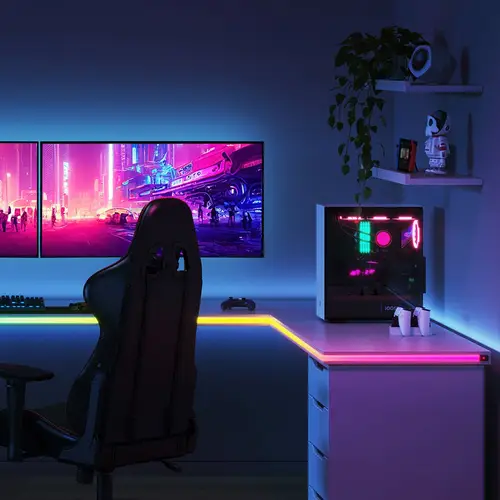GOVEE LED-Strip Neon Gaming Table Light, EEK: G, 2 m GOVEE LED-Strip Neon Gaming Table Light, EEK: G, 2 m
