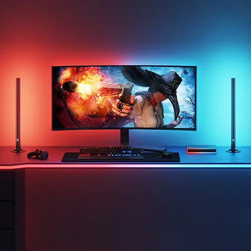 GOVEE LED-Strip Neon Gaming Table Light, EEK: G, 2 m GOVEE LED-Strip Neon Gaming Table Light, EEK: G, 2 m
