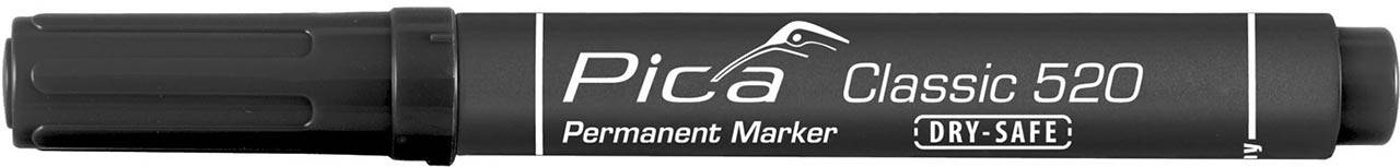 Permanentmarker 1-4mm, Rundspitze, schwarz, SB Verpackung