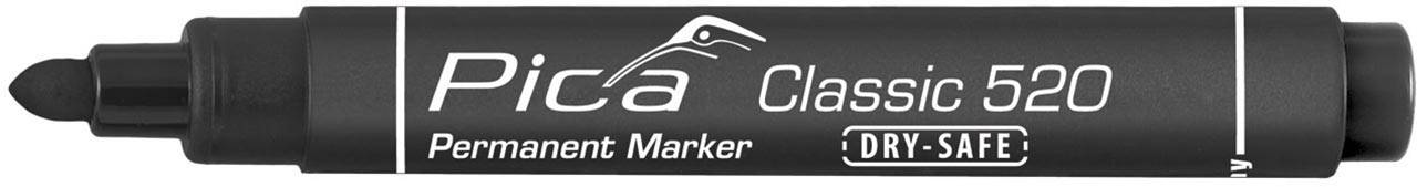 Permanentmarker 1-4mm, Rundspitze, schwarz, SB Verpackung