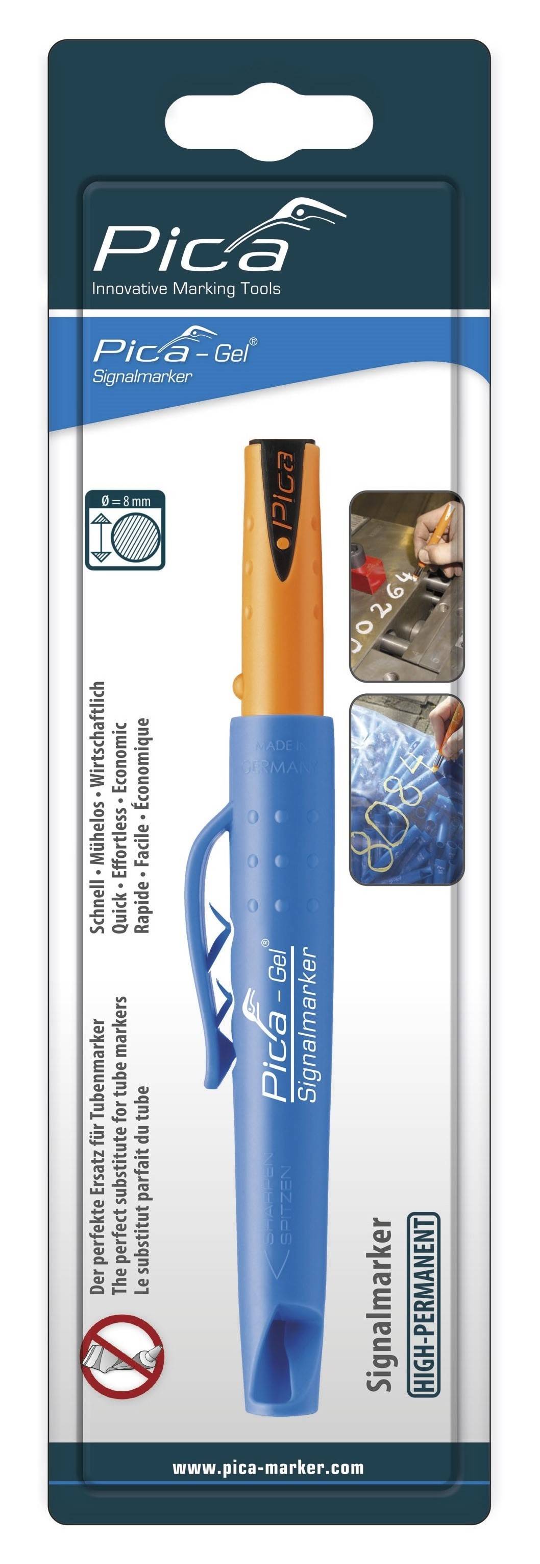 Pica GEL Signalmarker, schwarz, SB Verpackung