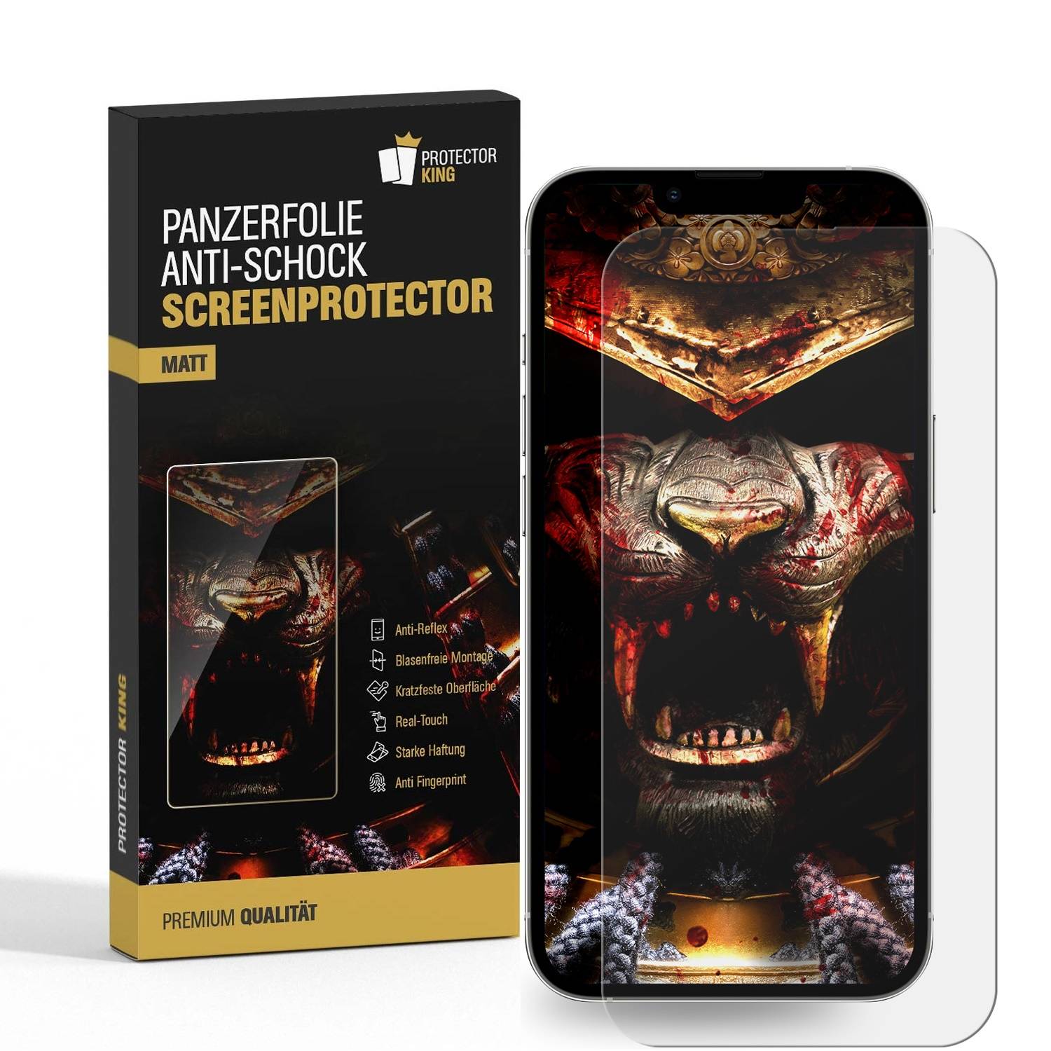 Kopie von 2x Flexibles Nano-Glas für iPhone 15 ANTI-REFLEX Displayschutz Panzerglas Schutzglas Schutzfolie MATT #1