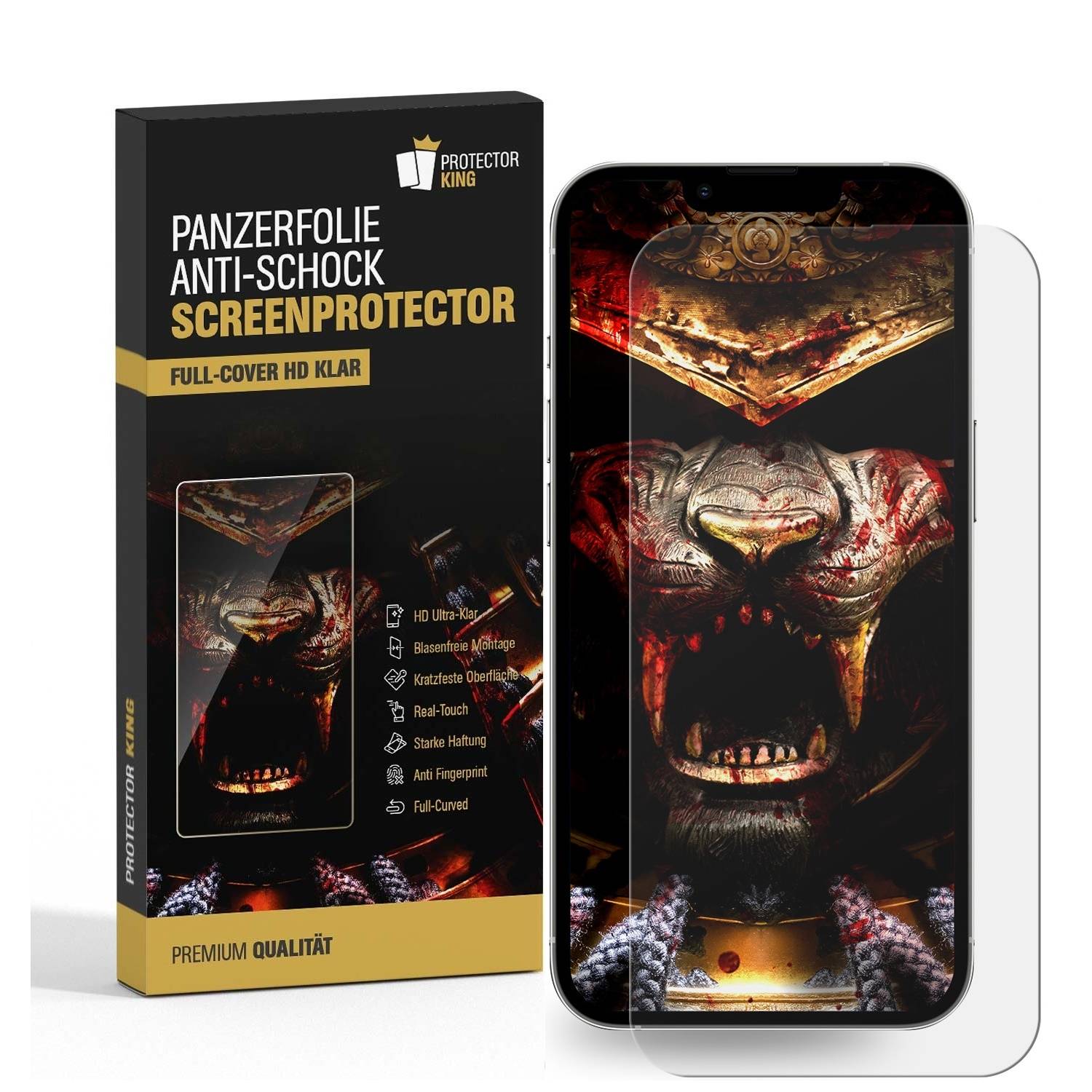 Kopie von 4x 9H Panzernanoglas für iPhone 15 Pro 3D KLAR FLEXIBLER Displayschutz Schutzglas Panzerglas Schutzfolie Panzerfolie #1