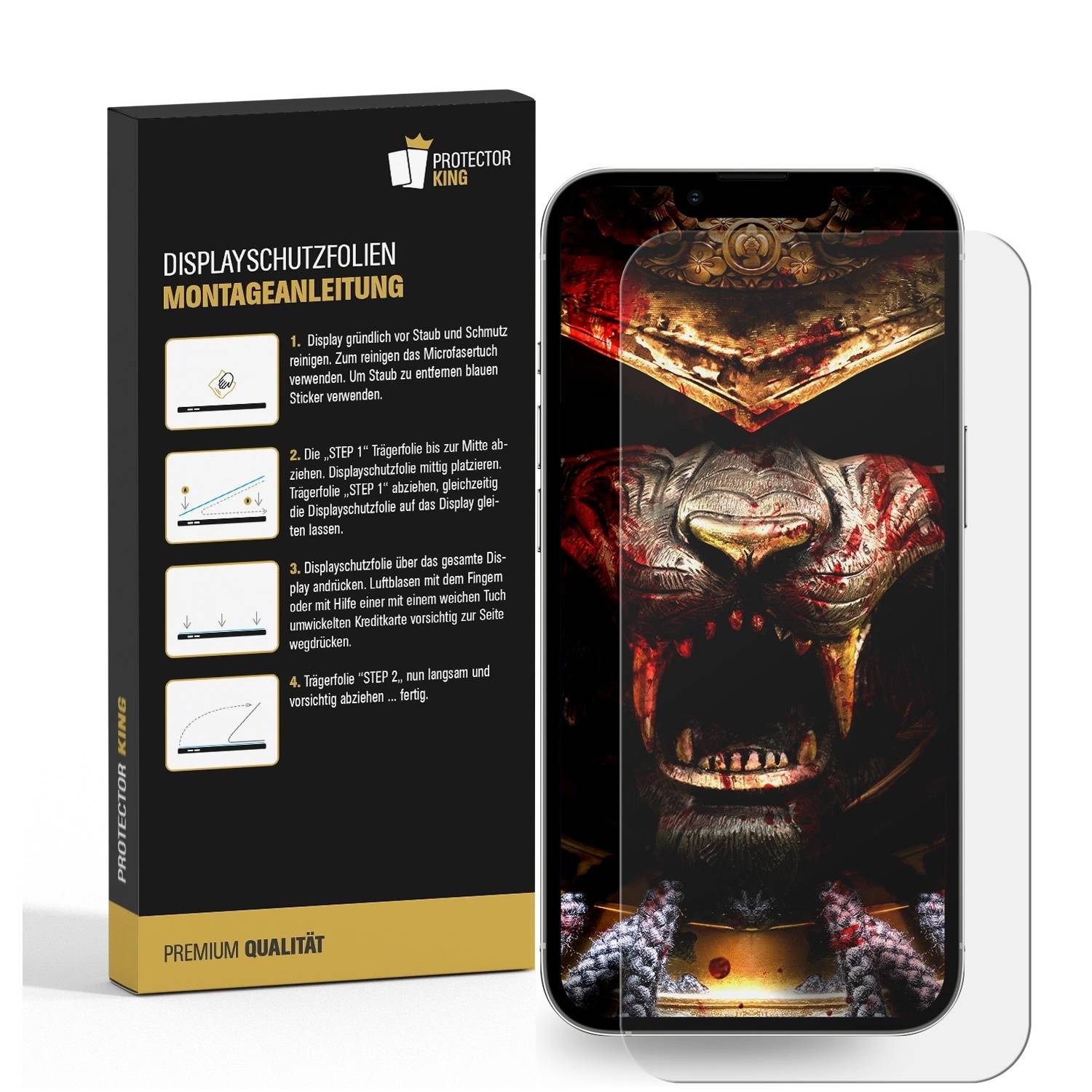 5x 9H Nano-Glass für iPhone 15 Plus 3D KLAR Anti-Shock Anti-Bruch Anti-Stoß Anti-Schmutz Panzernanoglas Displayschutz Schutzfolie Panzerfolie Panzer