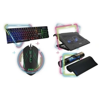 Gaming Komplet-Set Beginner Gaming Tastatur Mauspad Gaming Maus & Kühler Gaming Komplet-Set Beginner Gaming Tastatur Mauspad Gaming Maus & Kühler