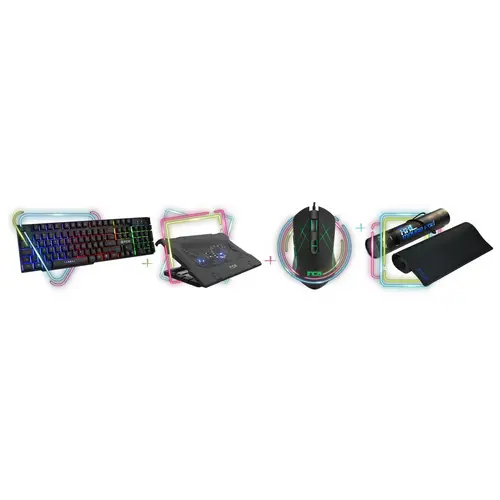 Gaming Komplet-Set Beginner Gaming Tastatur Mauspad Gaming Maus & Kühler Gaming Komplet-Set Beginner Gaming Tastatur Mauspad Gaming Maus & Kühler