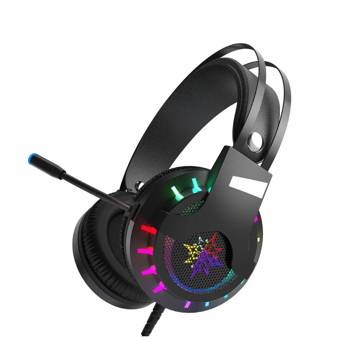 INCA Gaming Komplet-Set Delux 4 in 1 Combo aus RGB Gaming-Tastatur Gaming-Maus, Mauspad und Headset