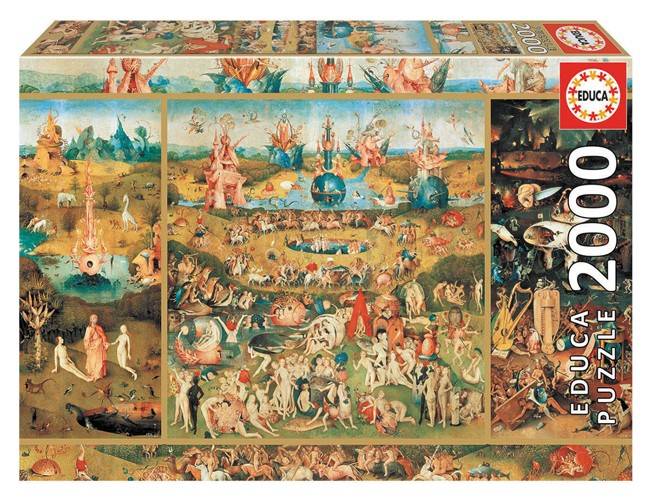 Educa Puzzle 9218505 - The garden of delights - 2000 Teile Puzzle