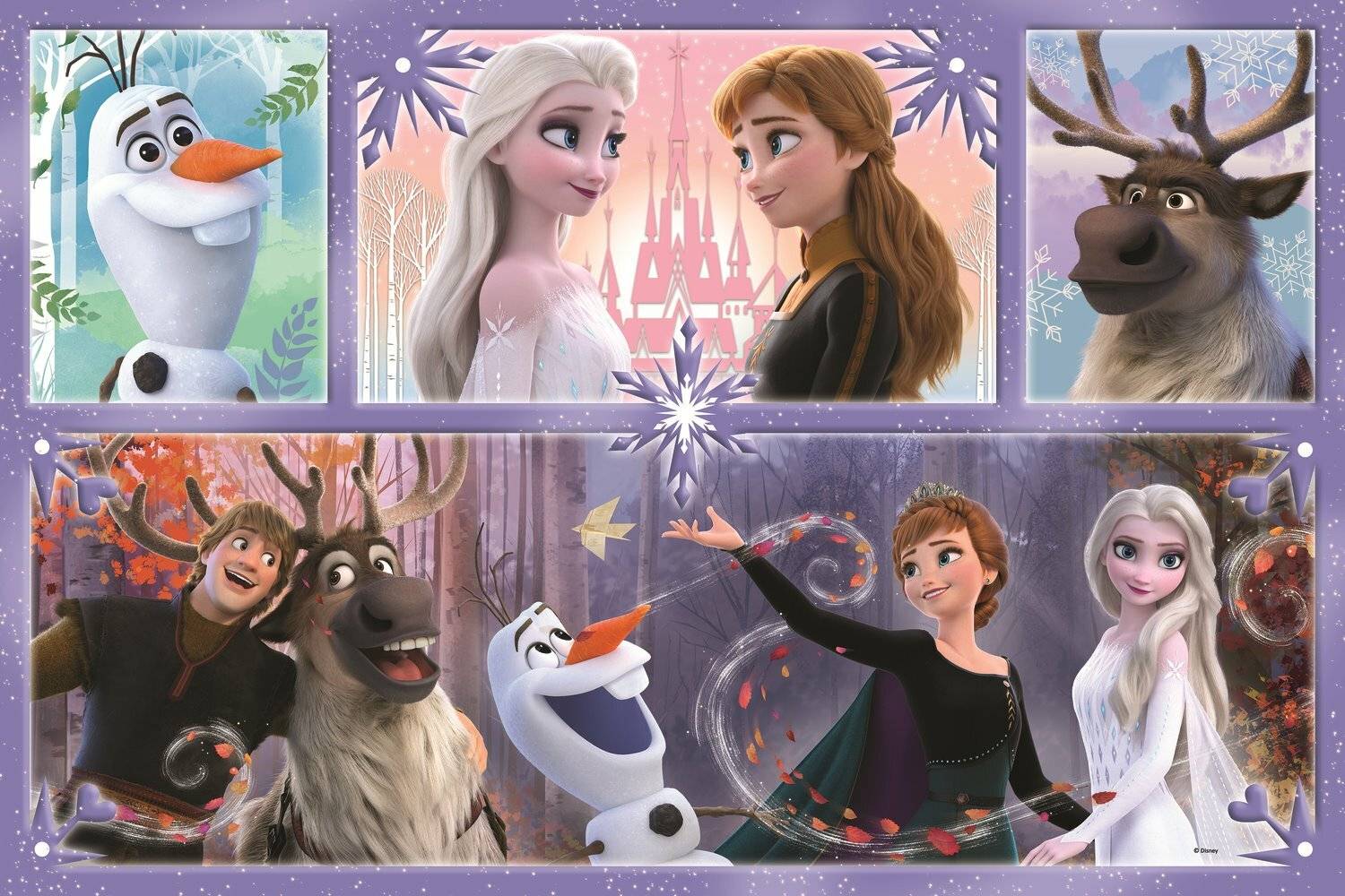 Frozen Welt der Magie - Maxi Puzzle 24 Teile