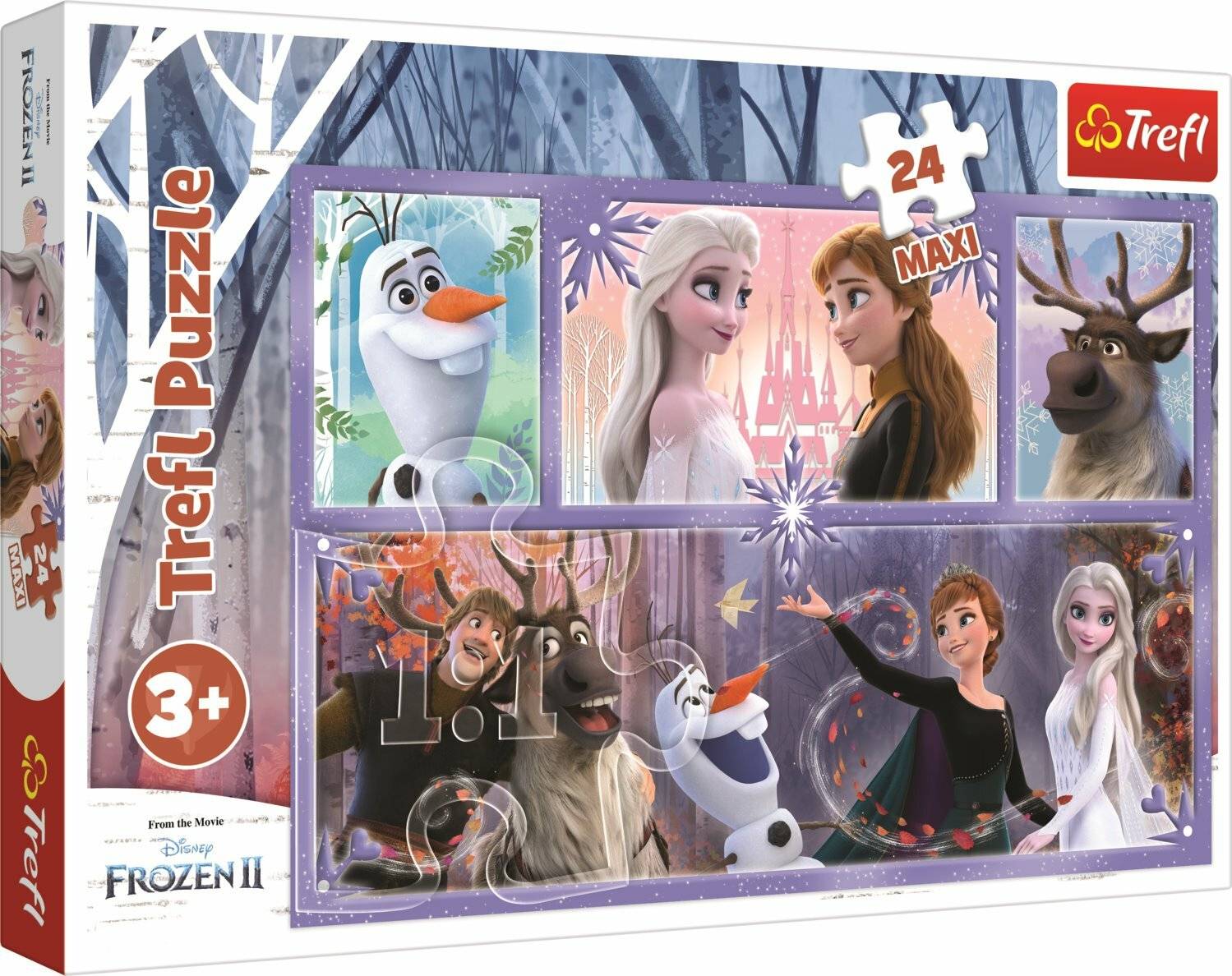 Frozen Welt der Magie - Maxi Puzzle 24 Teile