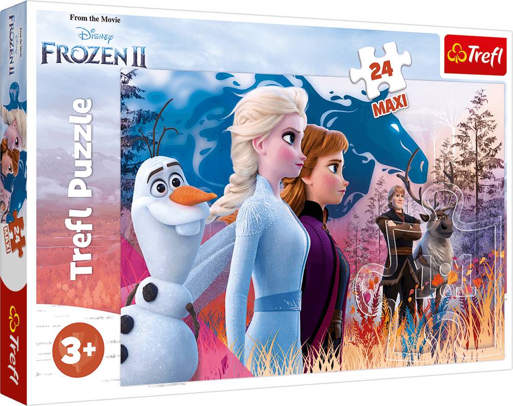 Frozen Puzzle Magical Journey 24 Maxi Teile Zauberhafte Abenteuer mit Elsa und Anna