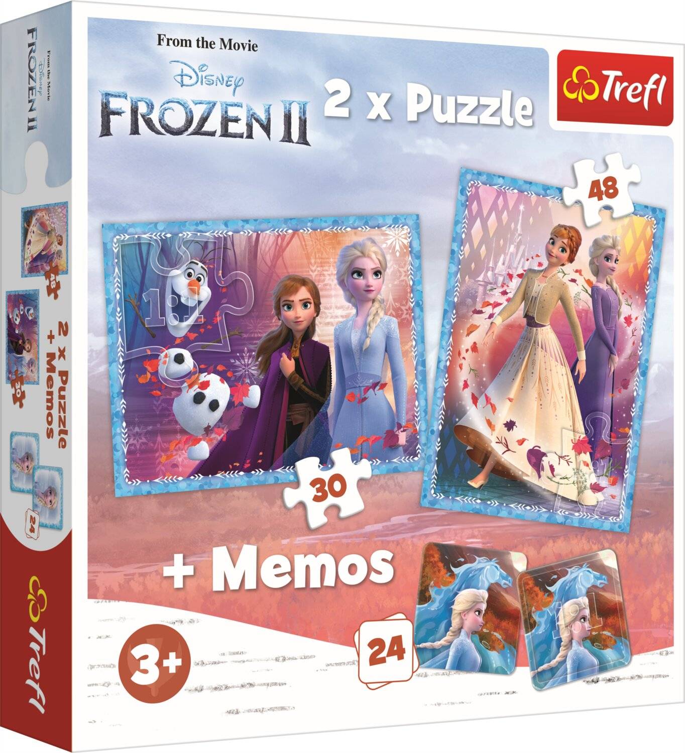 Disney Frozen 2 - Puzzle und Memo 2in1 30+48 Teile