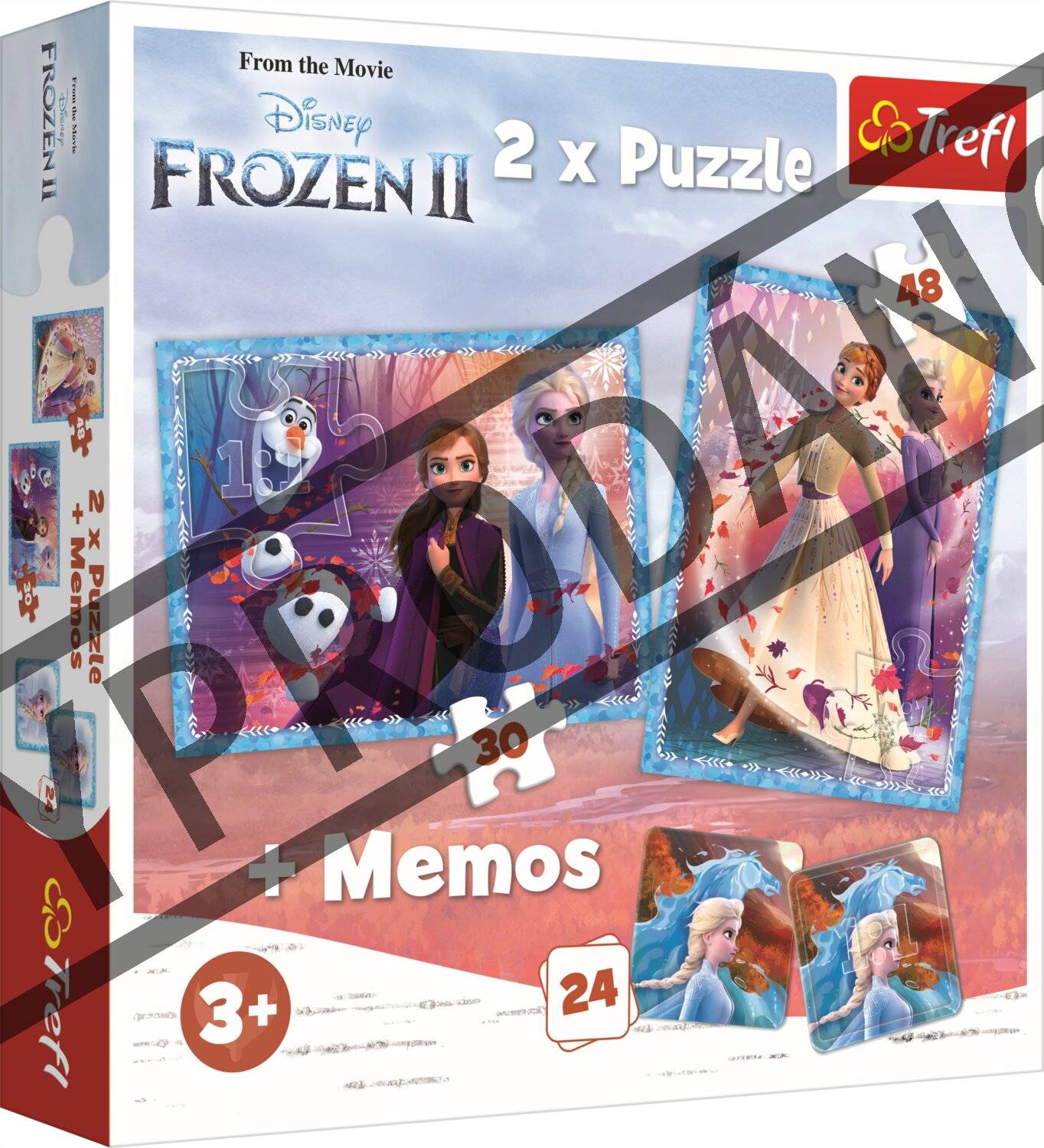 Disney Frozen 2 - Puzzle und Memo 2in1 30+48 Teile