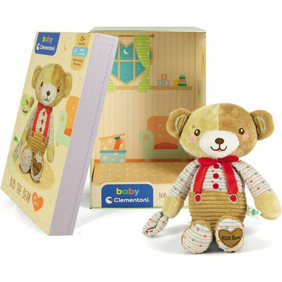 Baby Clementoni 17418 - Bob, der Kuschelteddy