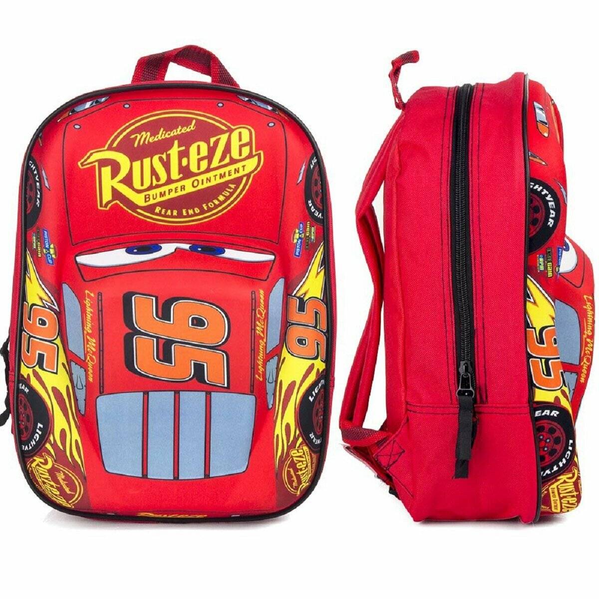 Cars 3D Rucksack  Der stylische Schulrucksack für junge Rennfreunde
