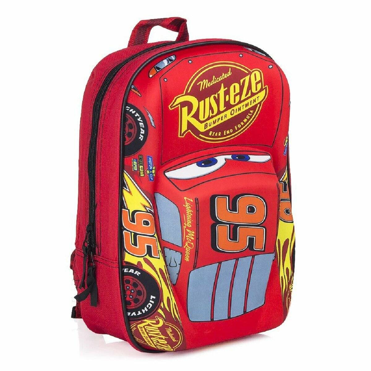 Cars 3D Rucksack  Der stylische Schulrucksack für junge Rennfreunde