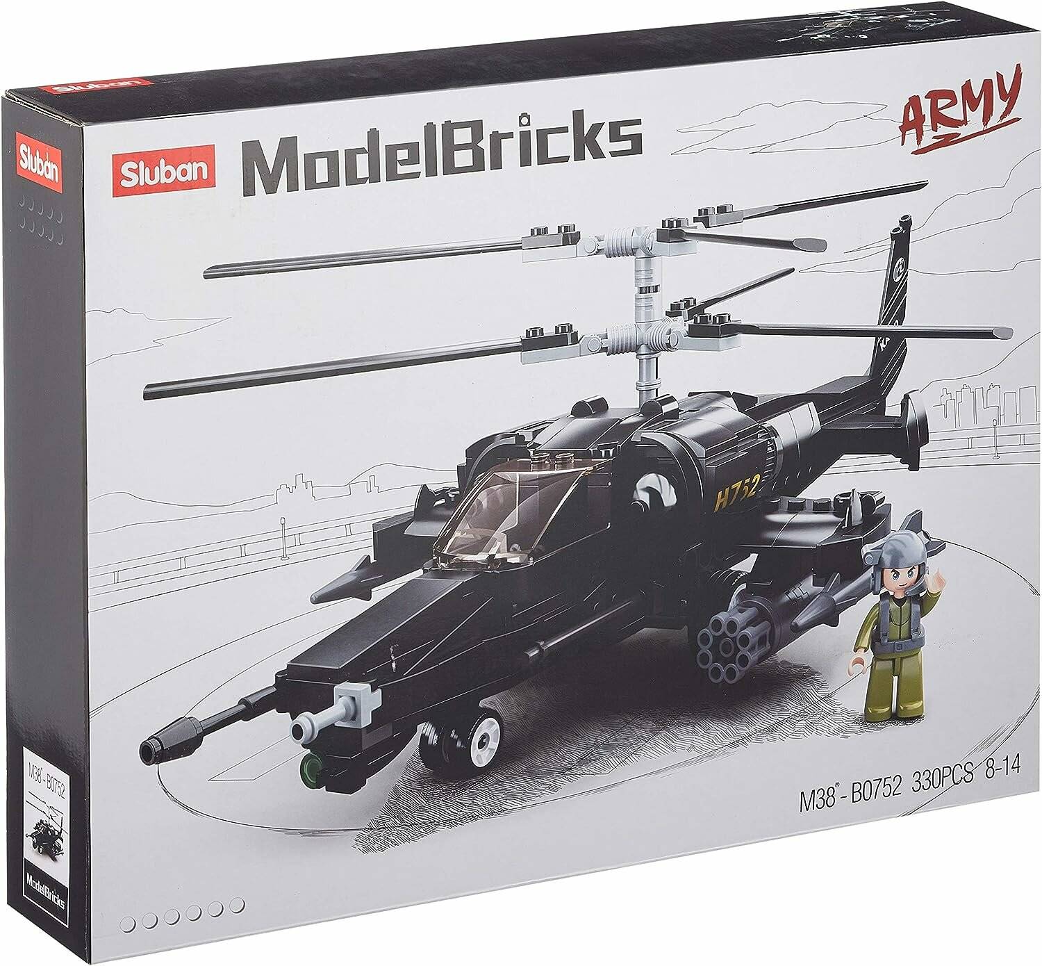 Sluban M38-B0752 - Combat Helicopter