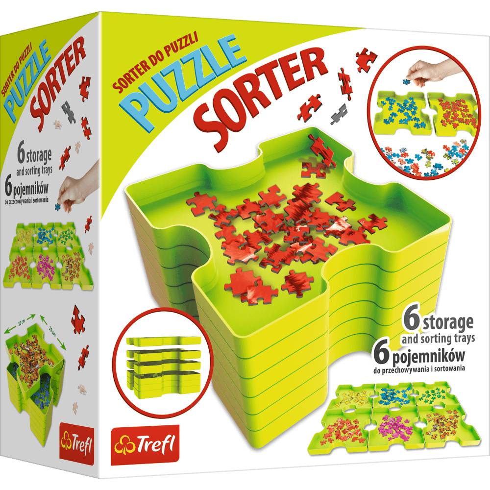 Puzzle Sortierer - 6 Boxen