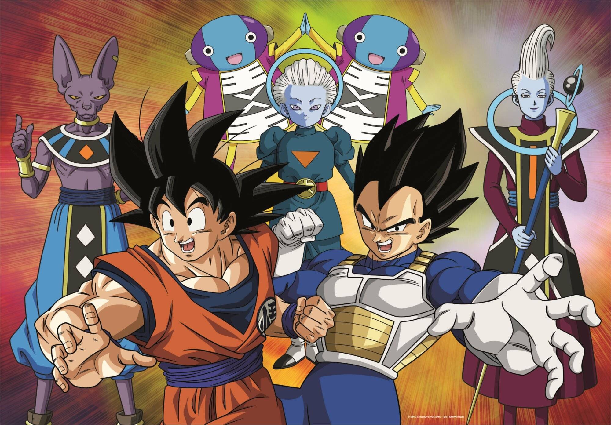 Clementoni 35135 - 500 Teile Puzzle - Premium Animé-Collection Geschenk-Box - Dragon Ball